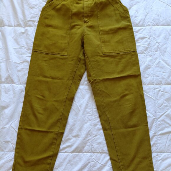 Big Bud Press Pencil Pants in Olive Green Size M - Picture 1 of 4